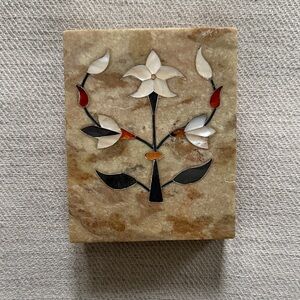 Authentic Indian Handmade Floral jewelry box size 5*4 inches